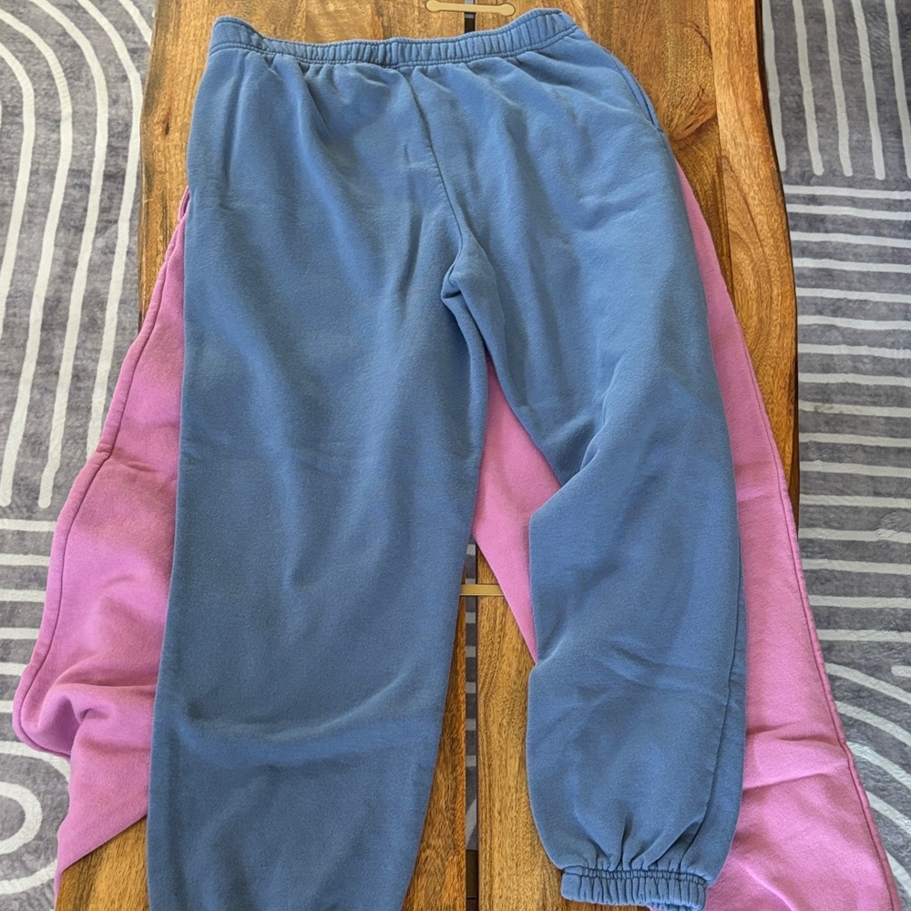No Boundaries Pink and Blue Sweat Pants - Picture 5 of 11